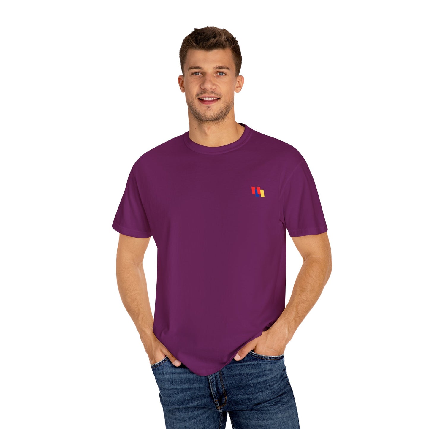 Obay Colorful Garment-Dyed Unisex T-Shirt for Casual Comfort, Summer Outings & Group Events - Shop Now