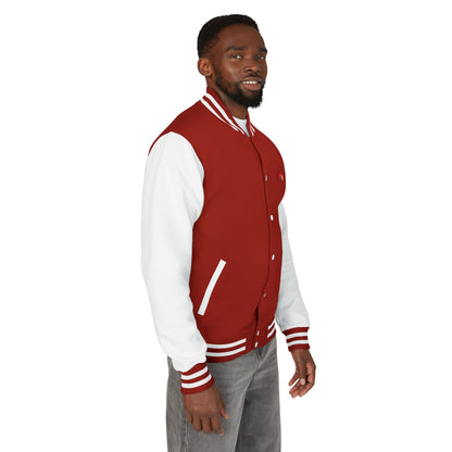 Premium Heavyweight Letterman Jacket - Vintage Athletic Style