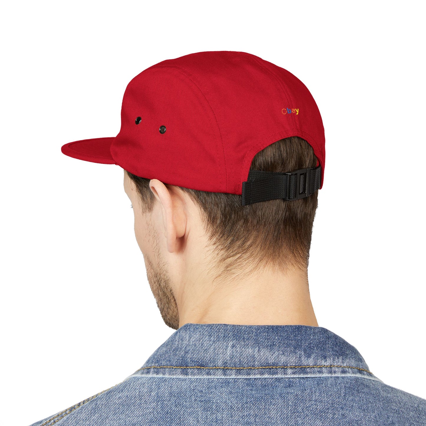 Premium 5-Panel Embroidered Cap - Trendy Streetwear Hat | Obay