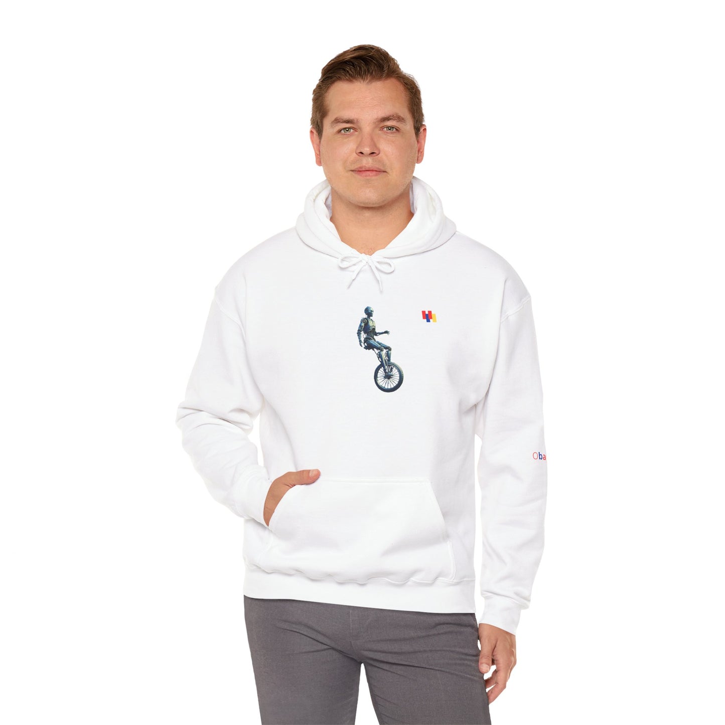Unicyclist Art Hoodie - Cozy Unisex Sweatshirt, Perfect Everyday Casual Wear