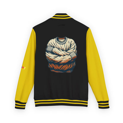 Premium Heavyweight Letterman Jacket - Vintage Athletic Style