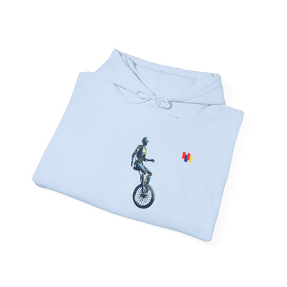 Unicyclist Art Hoodie - Cozy Unisex Sweatshirt, Perfect Everyday Casual Wear