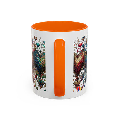 Romantic Heart Coffee Mug - Perfect for Coffee Lovers