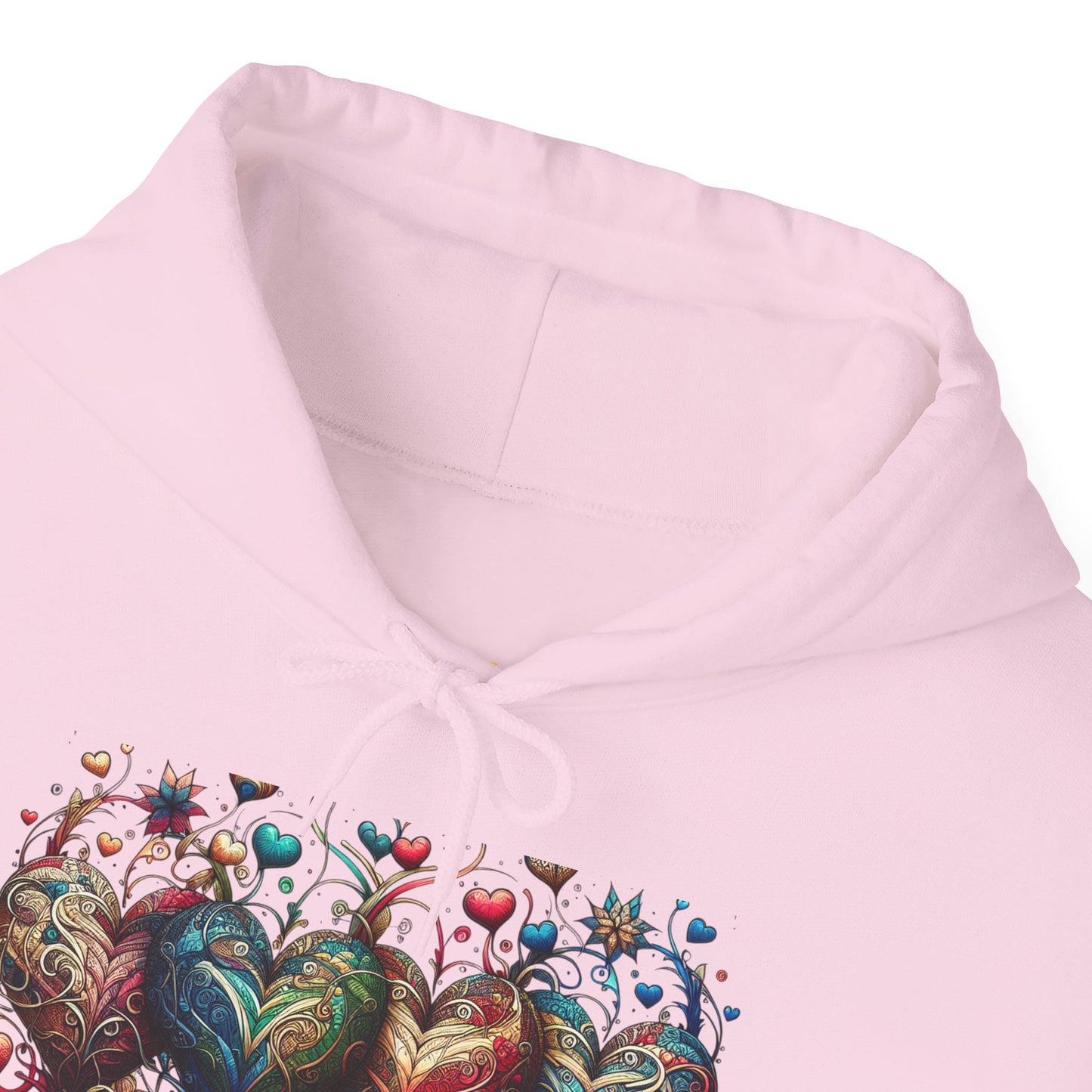 Love-Struck Hearts Hoodie - Ultra-Soft Unisex Comfort That Steals Hearts