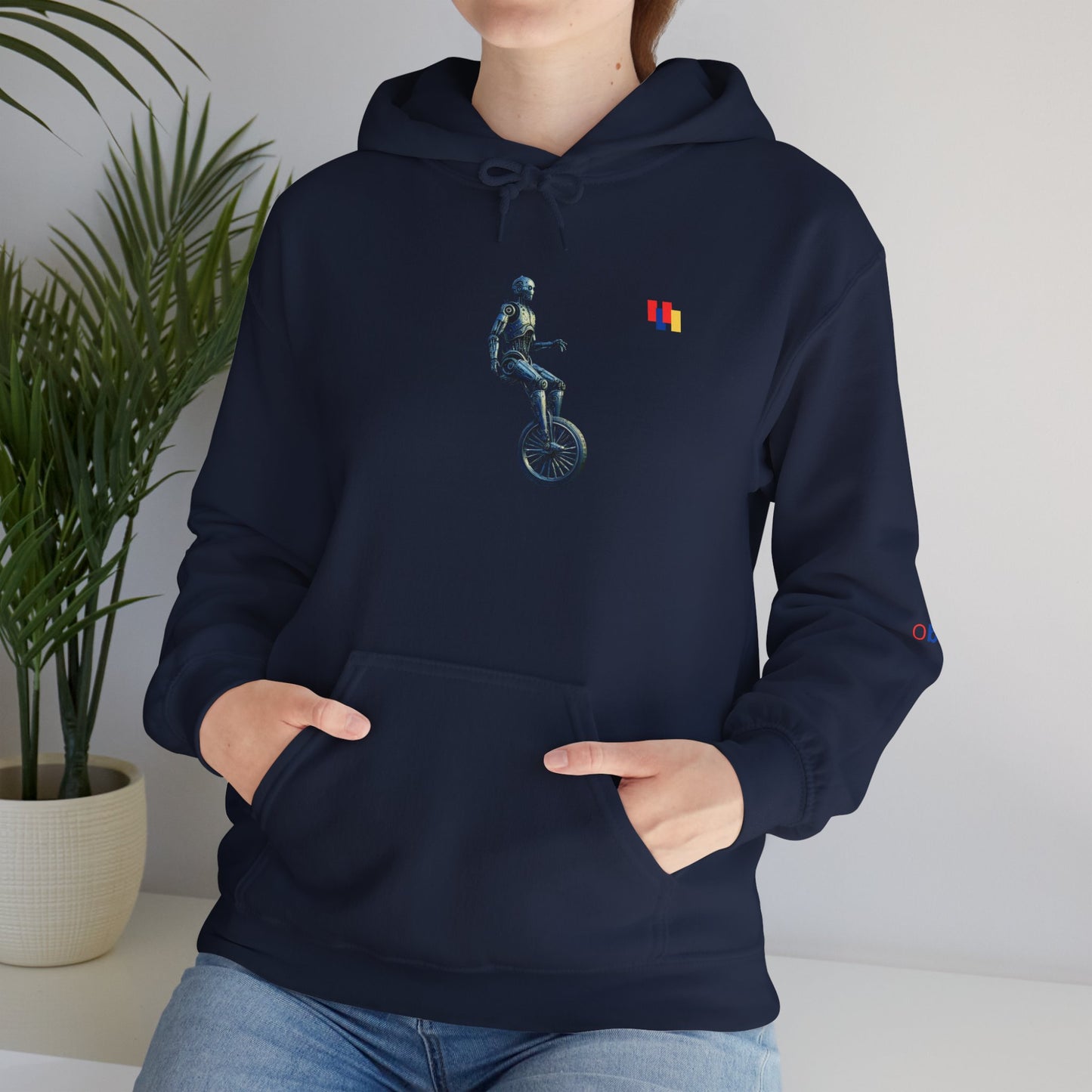 Unicyclist Art Hoodie - Cozy Unisex Sweatshirt, Perfect Everyday Casual Wear