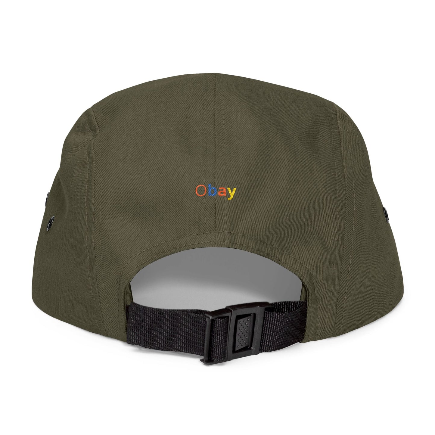 Premium 5-Panel Embroidered Cap - Trendy Streetwear Hat | Obay