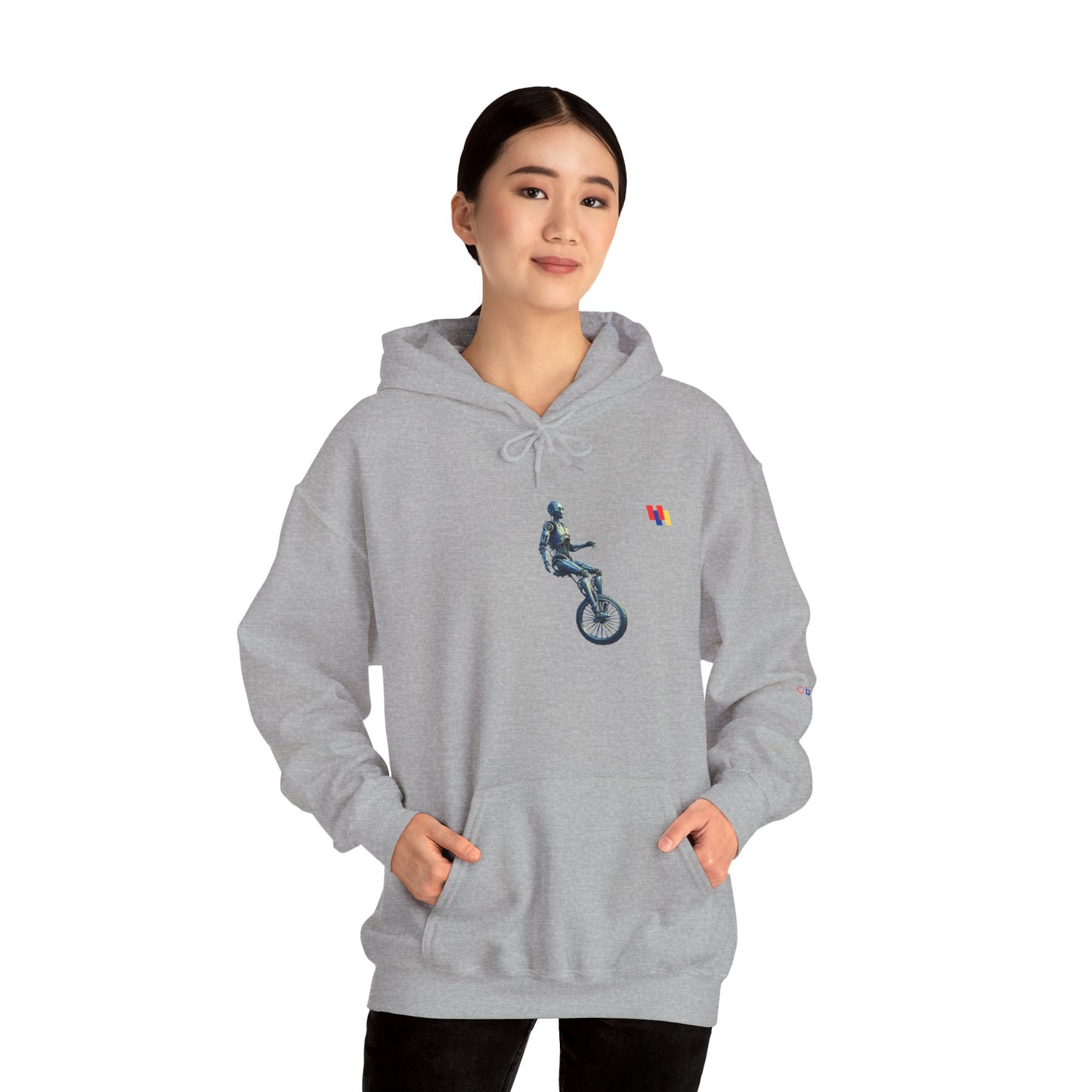 Unicyclist Art Hoodie - Cozy Unisex Sweatshirt, Perfect Everyday Casual Wear