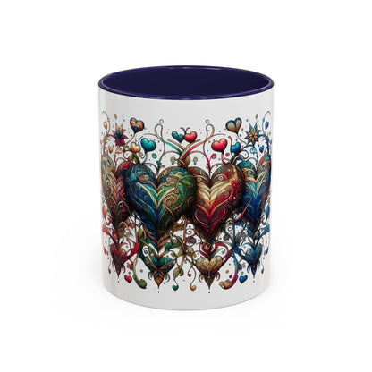 Romantic Heart Coffee Mug - Perfect for Coffee Lovers
