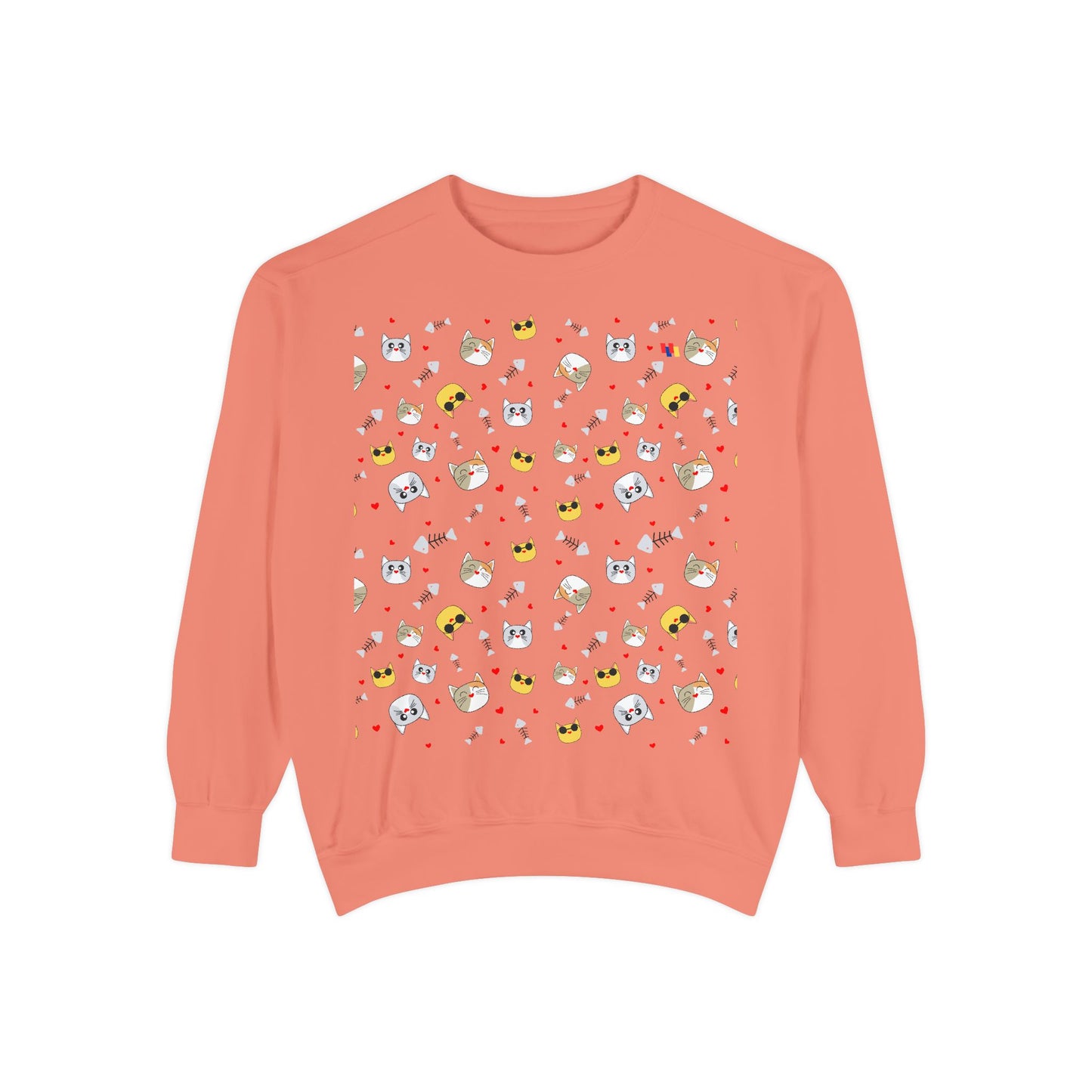 Adorable Cat Lover's Dream Sweatshirt - Ultra-Cozy Unisex Design