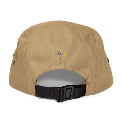 Premium 5-Panel Embroidered Cap - Trendy Streetwear Hat | Obay