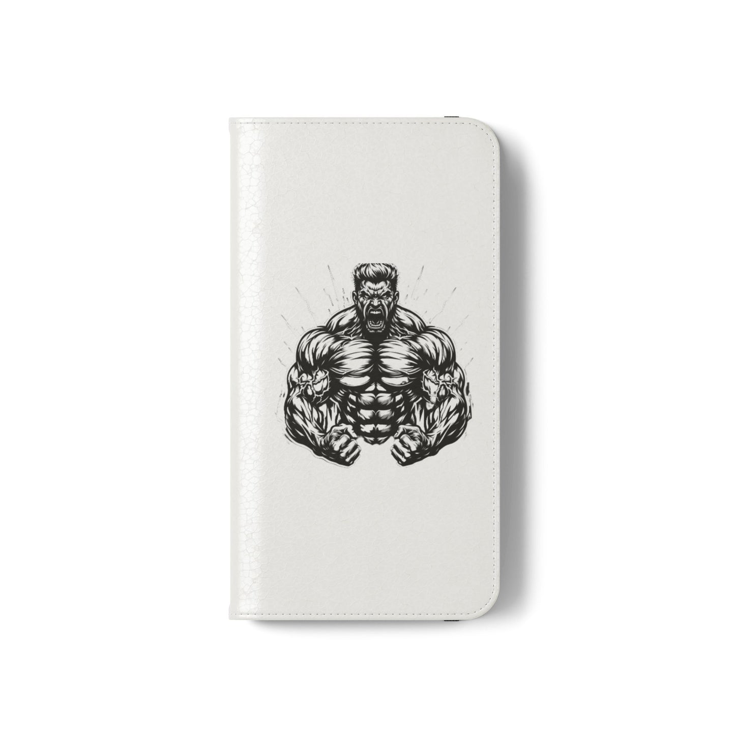 Champion's Motivational iPhone Flip Case | Inspirational Quote Phone Accessory for Fitness Enthusiasts