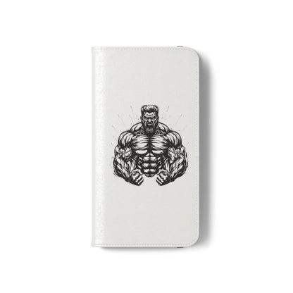 Champion's Motivational iPhone Flip Case | Inspirational Quote Phone Accessory for Fitness Enthusiasts