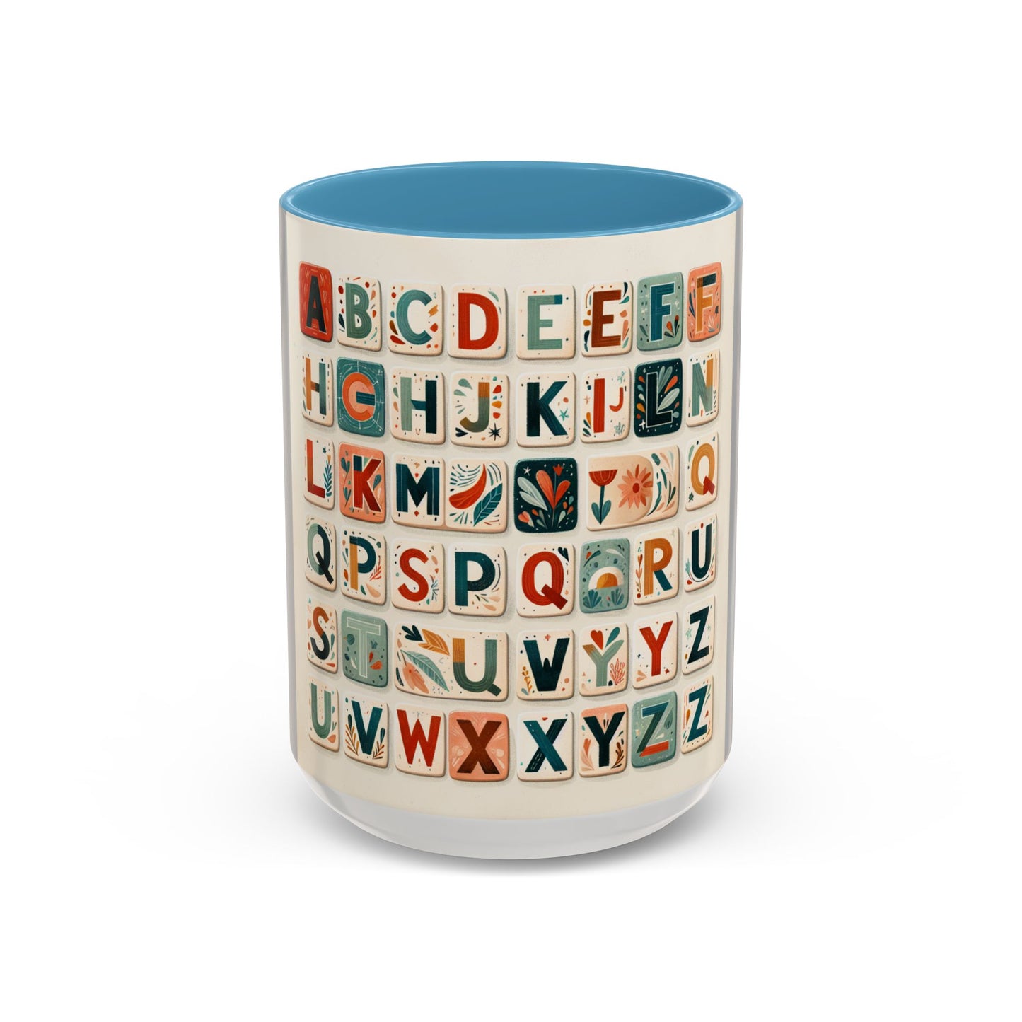 Obay Charming Coffee Mug with Alphabet Design