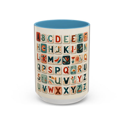 Obay Charming Coffee Mug with Alphabet Design