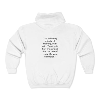 Vibrant Unisex Full Zip Hoodie - Cozy Outdoor Jacket with Colorful Style for Layering