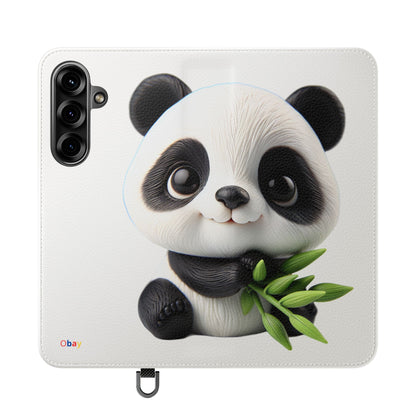 PandaPal Cute Panda Flip Case - Stylish Protection for Kids' Phones, Perfect Gift for Animal Lovers