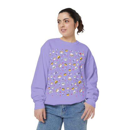 Adorable Cat Lover's Dream Sweatshirt - Ultra-Soft Garment-Dyed Comfort