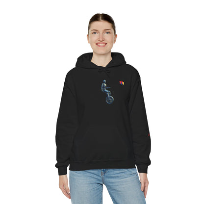 Unicyclist Art Hoodie - Cozy Unisex Sweatshirt, Perfect Everyday Casual Wear
