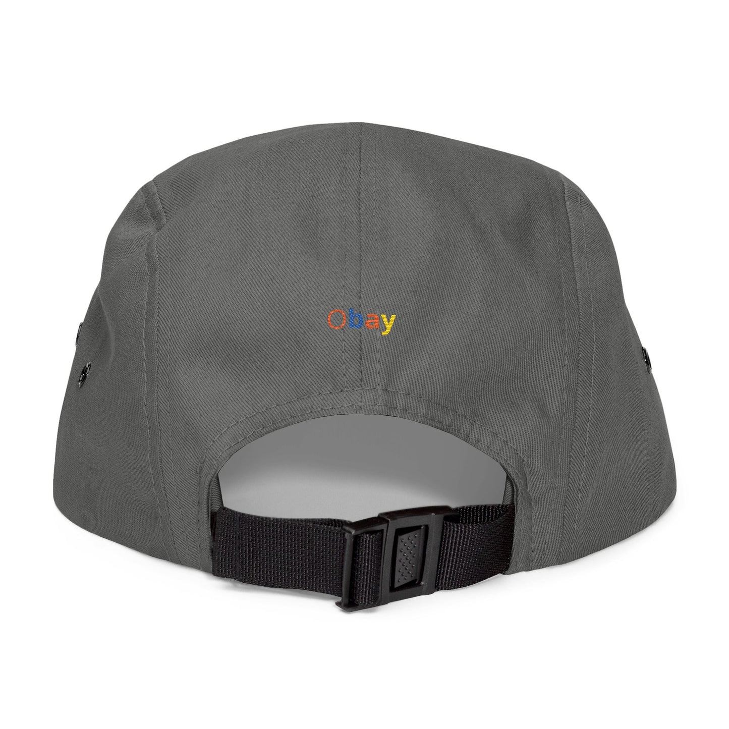 Premium 5-Panel Embroidered Cap - Trendy Streetwear Hat | Obay