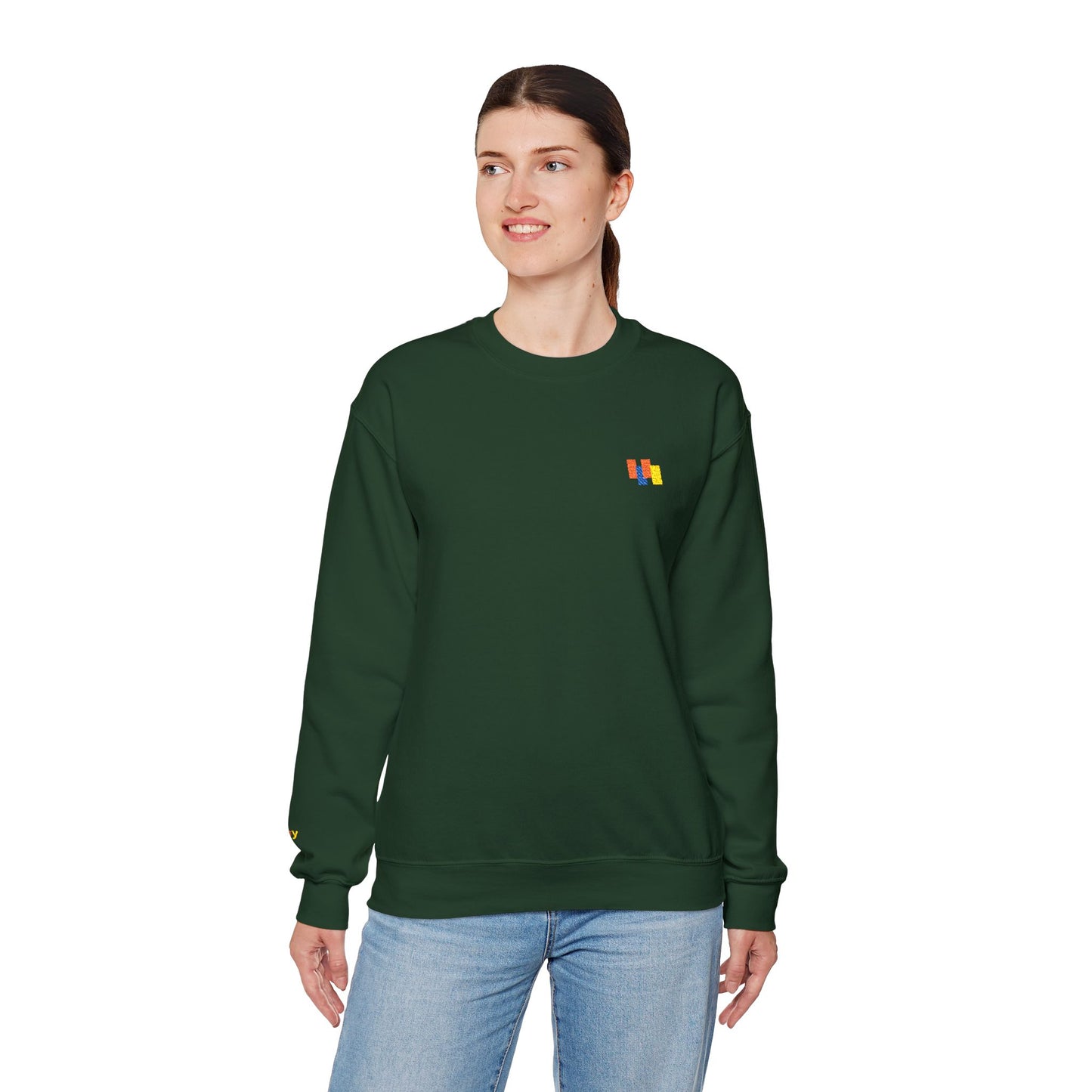 Vibrant Crewneck Sweatshirt by Obay - Cozy, Unisex Design for Casual Wear