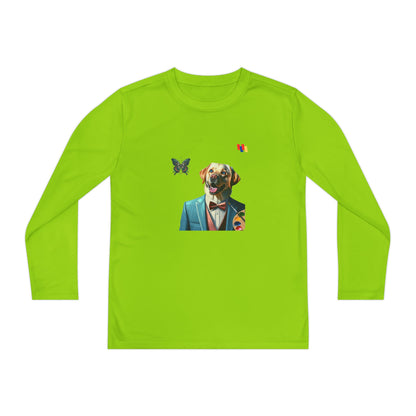 Paws Claws Youth Dog-Themed Long Sleeve Tee - Fun Gift for Animal Lovers, Perfect for Everyday Wear