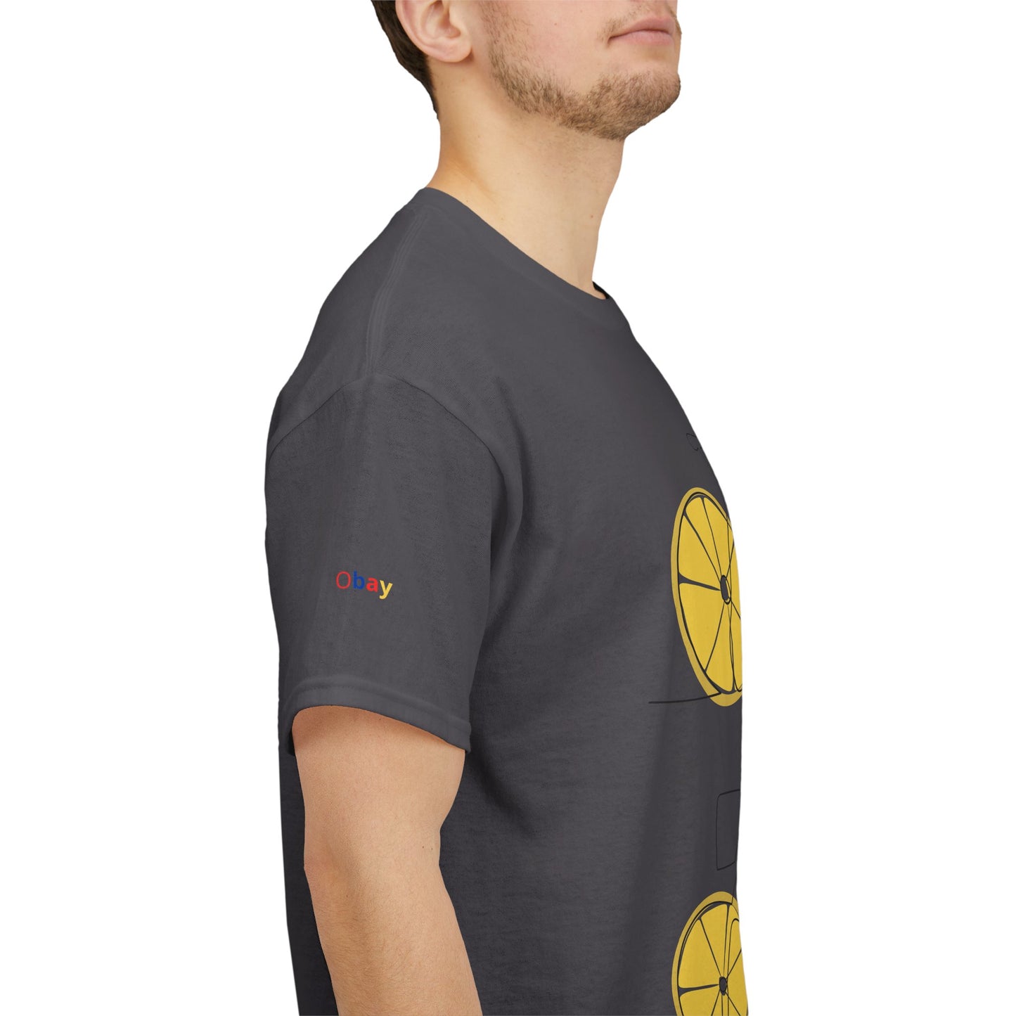 Lemon Bicycle Unisex Heavy Cotton Tee - Fun Graphic Shirt for Cyclists