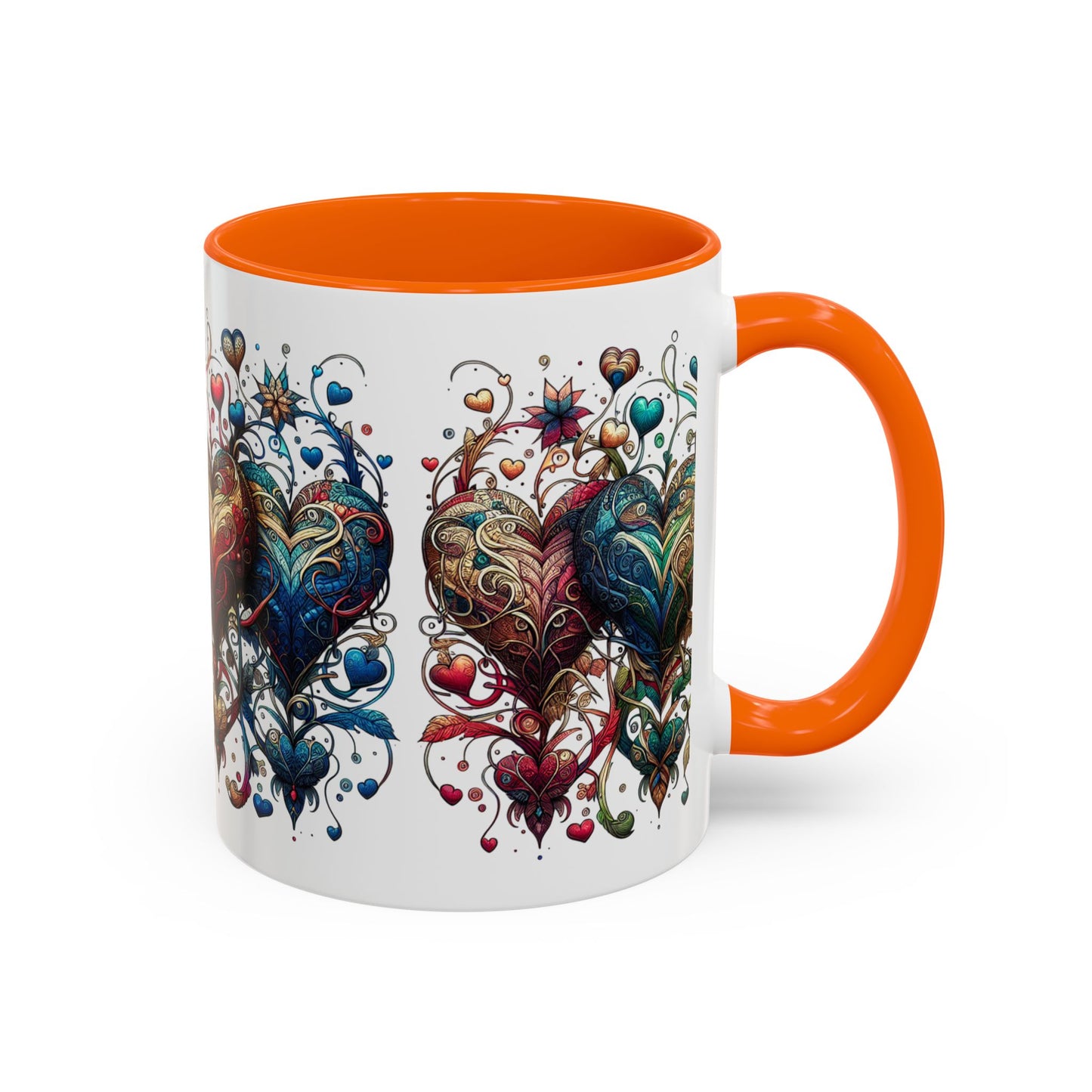 Romantic Heart Coffee Mug - Perfect for Coffee Lovers