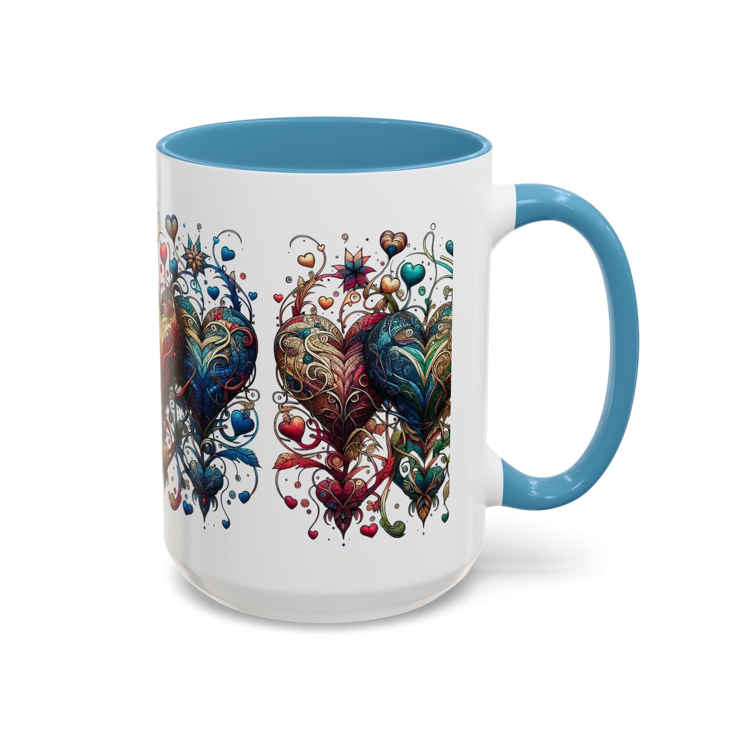 Romantic Heart Coffee Mug - Perfect for Coffee Lovers