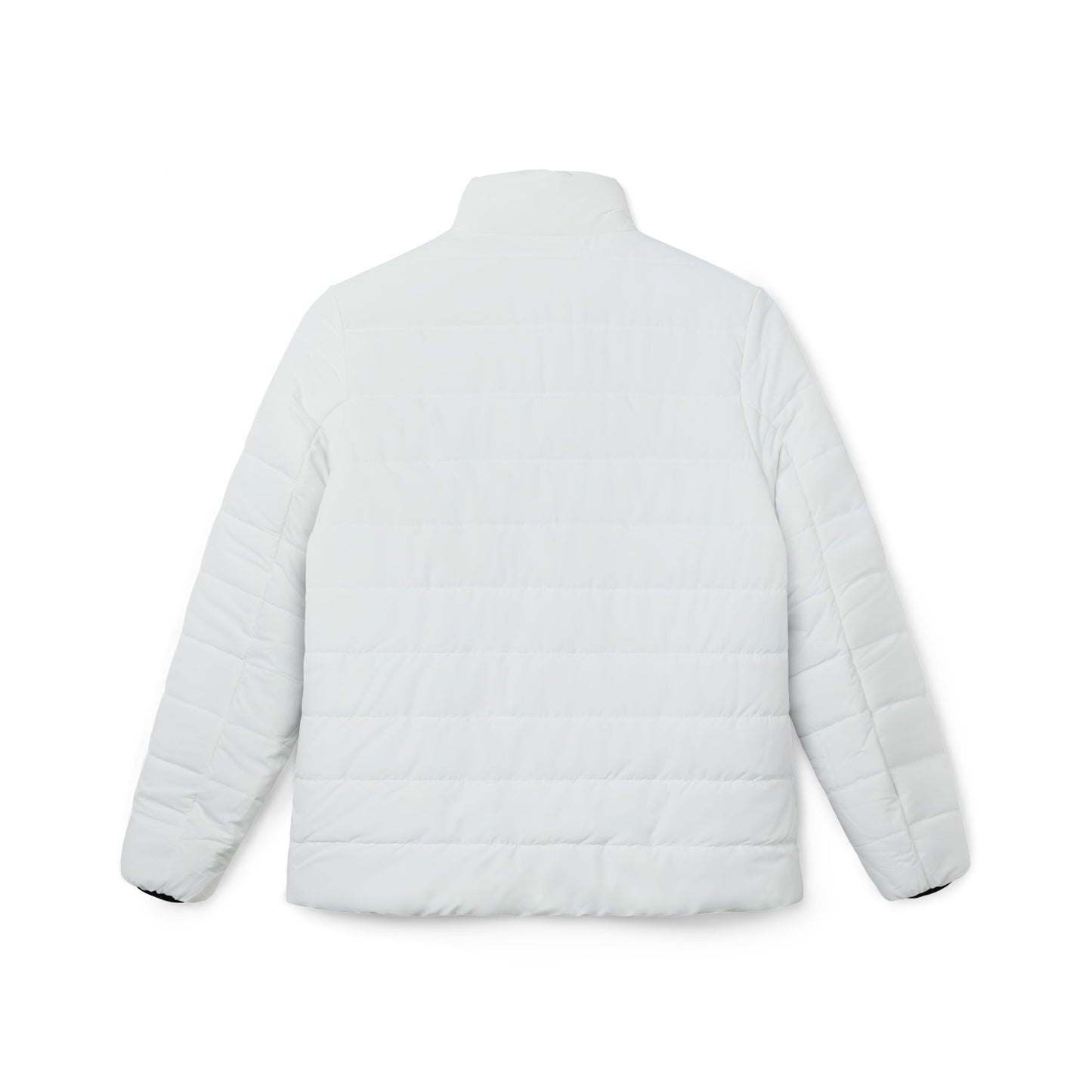 Obay White Women's Colorful Heart Puffer Jacket - Stylish Winter Coat