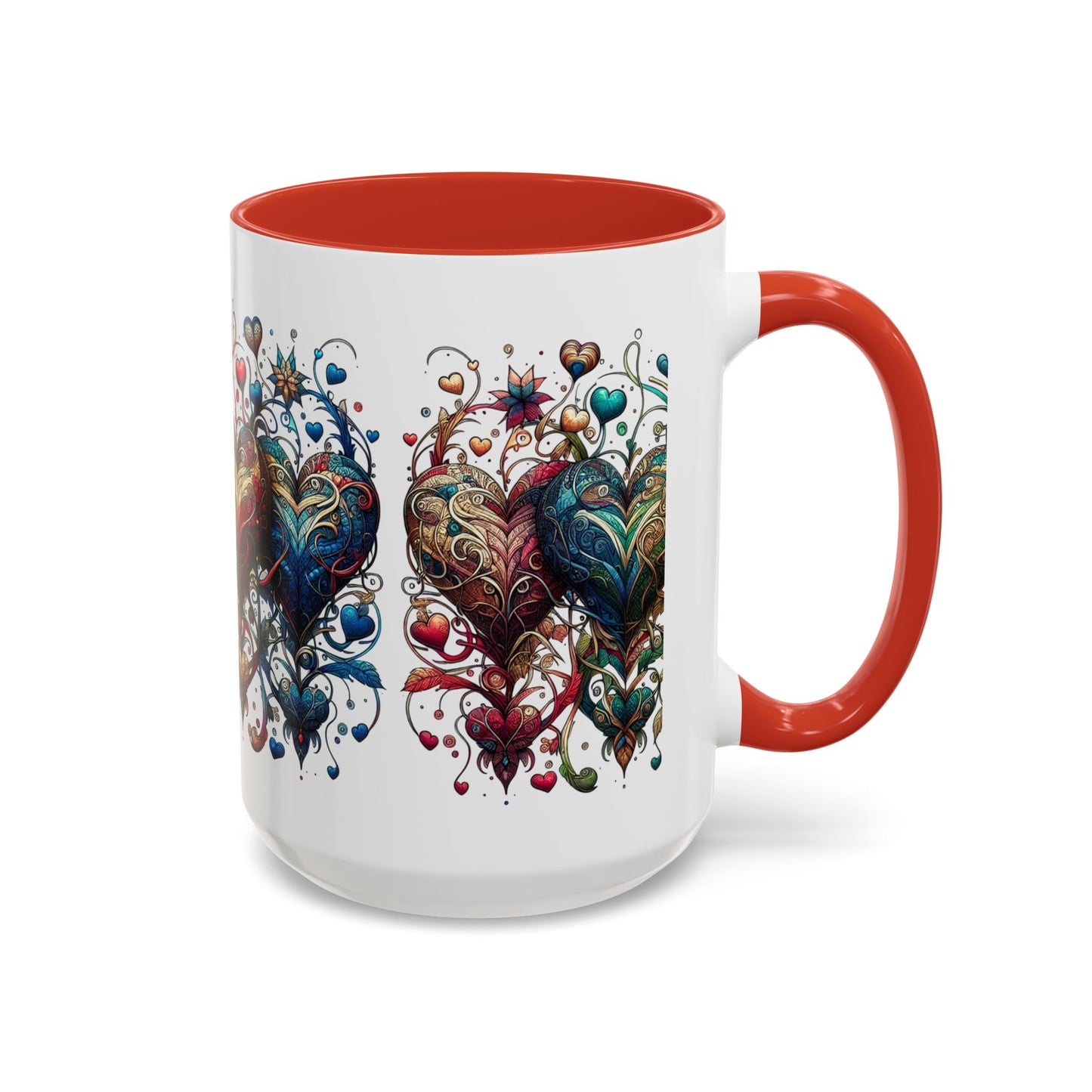 Romantic Heart Coffee Mug - Perfect for Coffee Lovers