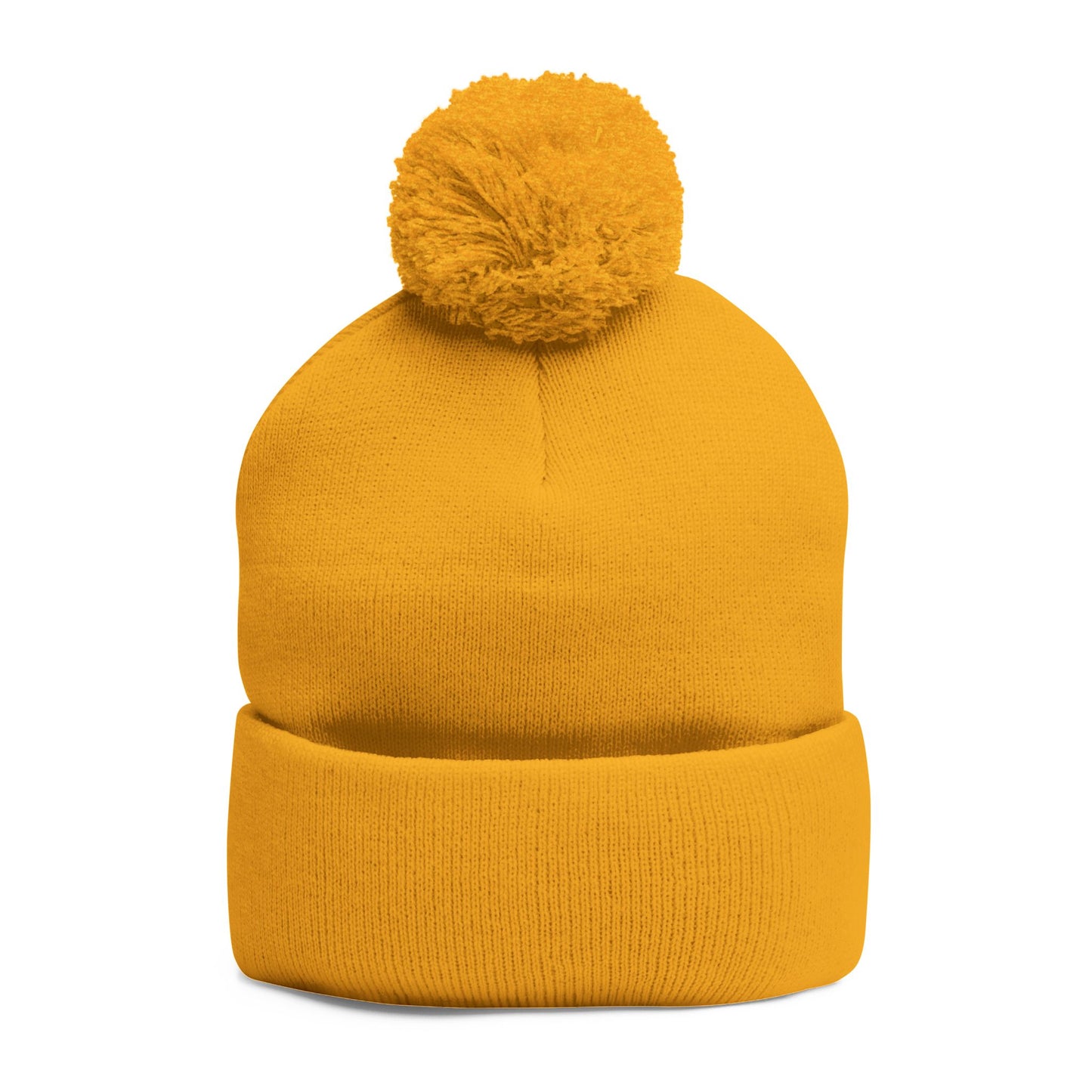 Premium Embroidered Pom-Pom Winter Beanie - Cozy Knit Cap for Ultimate Warmth & Style