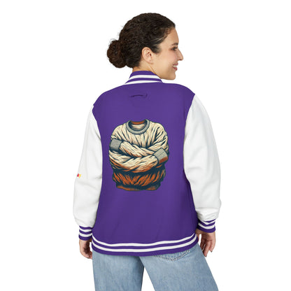 Premium Heavyweight Letterman Jacket - Vintage Athletic Style