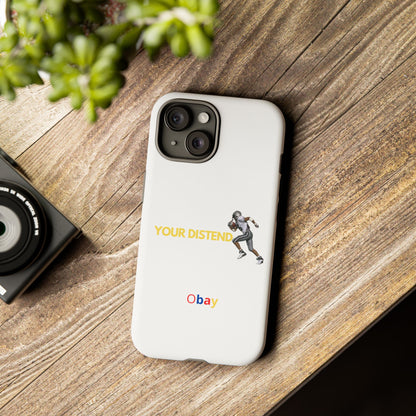 Athlete’s Edge Customizable Tough Phone Case - Durable Sports Design for iPhone, Perfect Personalized Gift for Sports Lovers