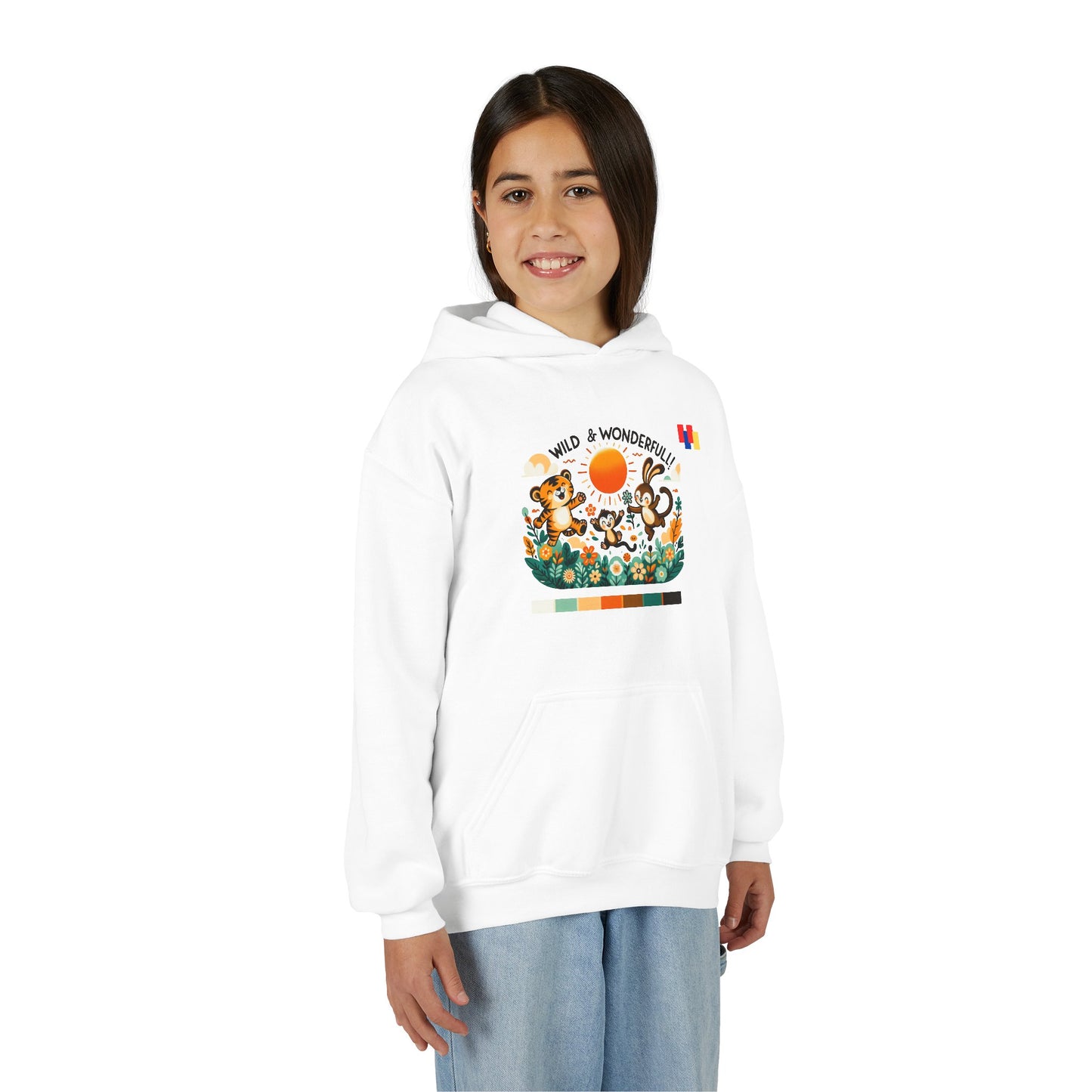 Obay Wild & Wonderful Youth Hoodie - Cozy Animal Design for Adventurous Kids