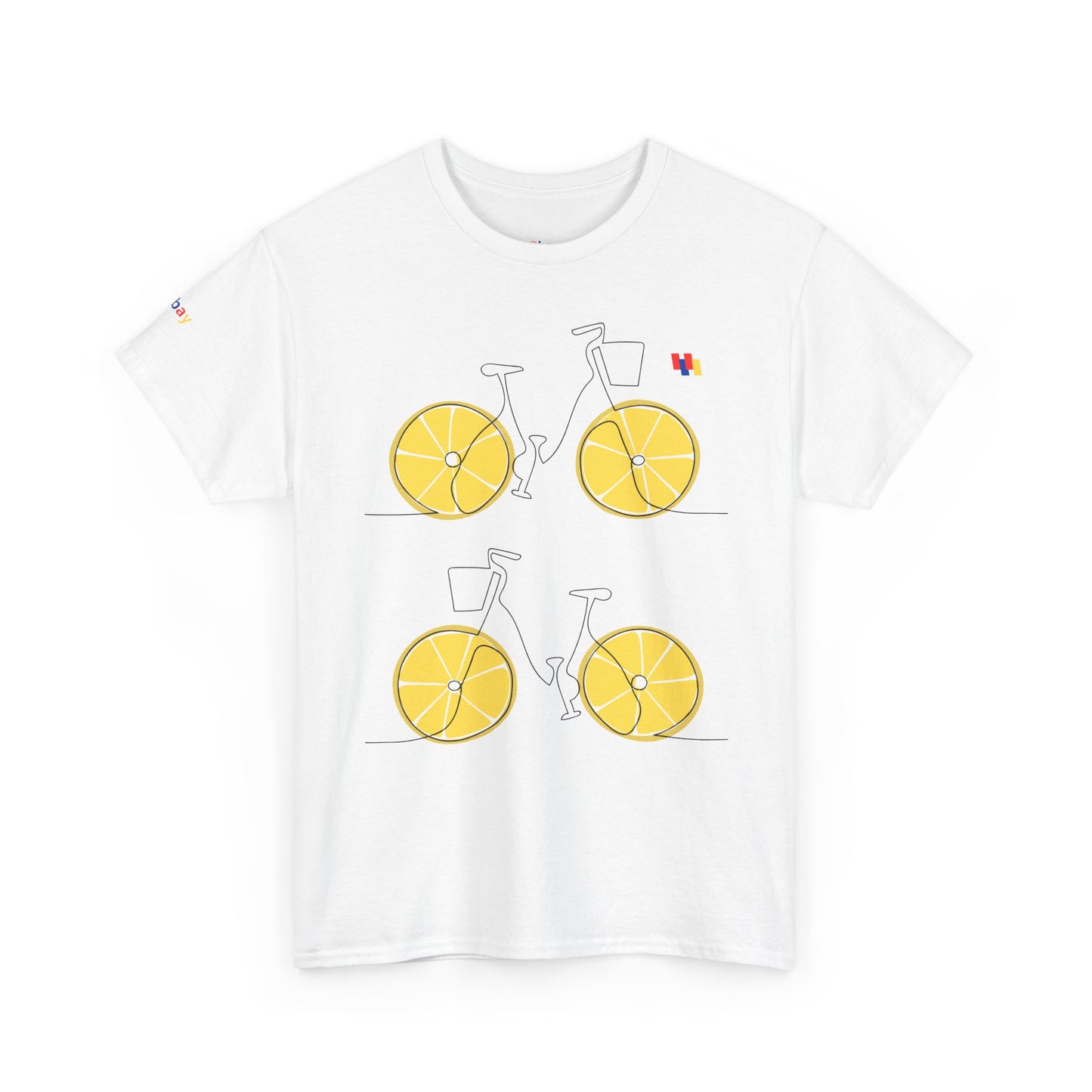 Lemon Bicycle Unisex Heavy Cotton Tee - Fun Graphic Shirt for Cyclists