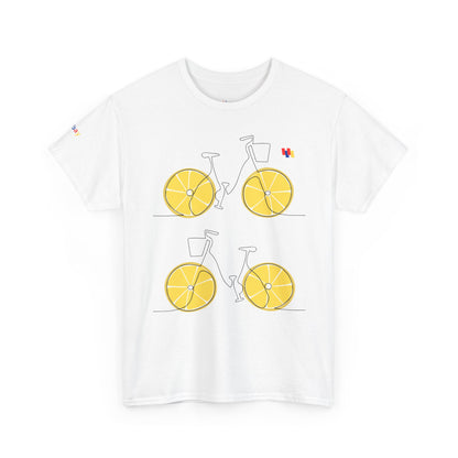 Lemon Bicycle Unisex Heavy Cotton Tee - Fun Graphic Shirt for Cyclists