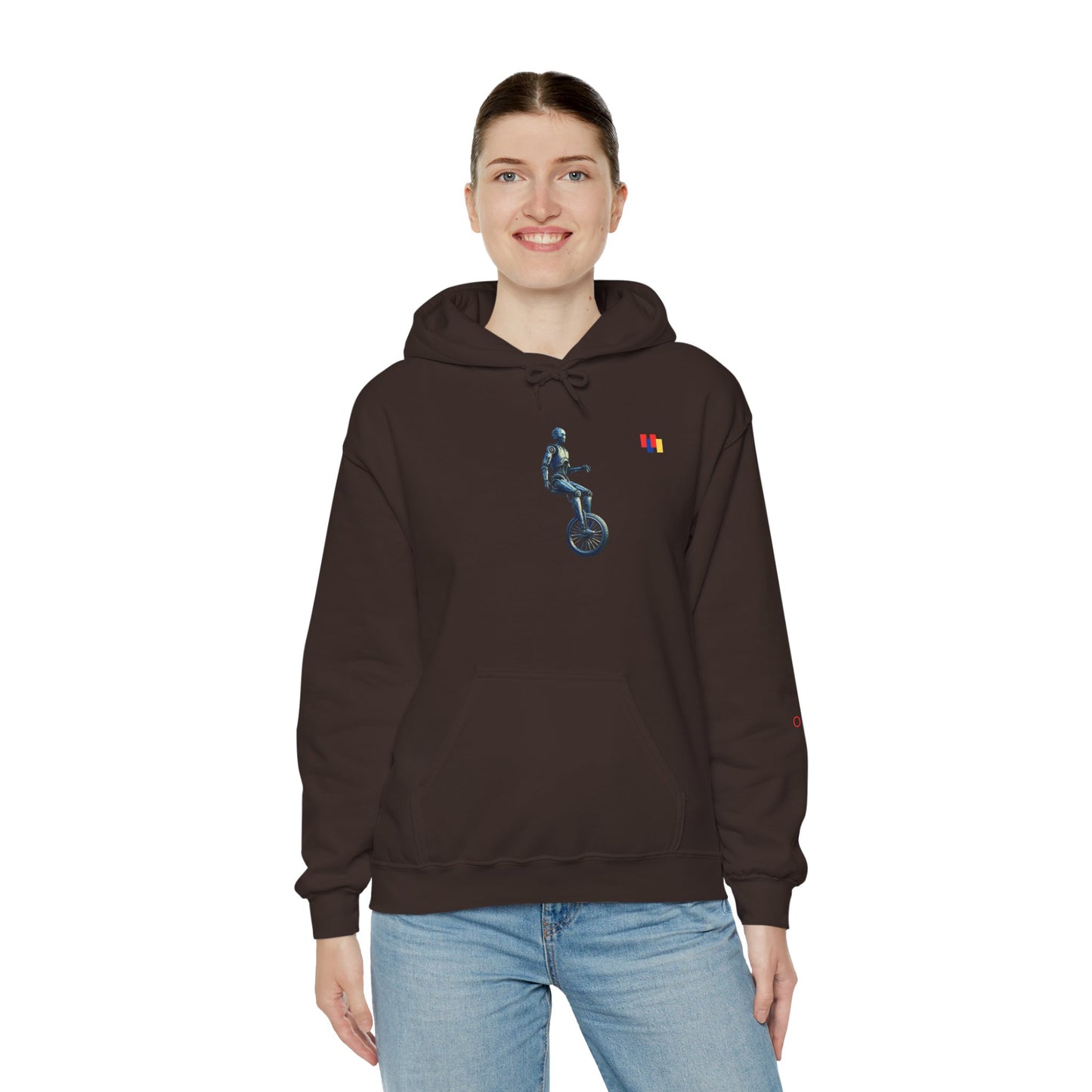 Unicyclist Art Hoodie - Cozy Unisex Sweatshirt, Perfect Everyday Casual Wear