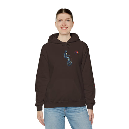 Unicyclist Art Hoodie - Cozy Unisex Sweatshirt, Perfect Everyday Casual Wear