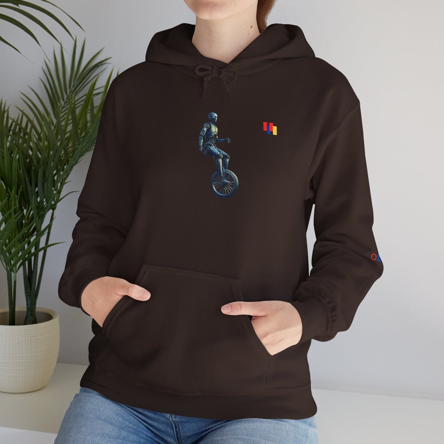 Unicyclist Art Hoodie - Cozy Unisex Sweatshirt, Perfect Everyday Casual Wear