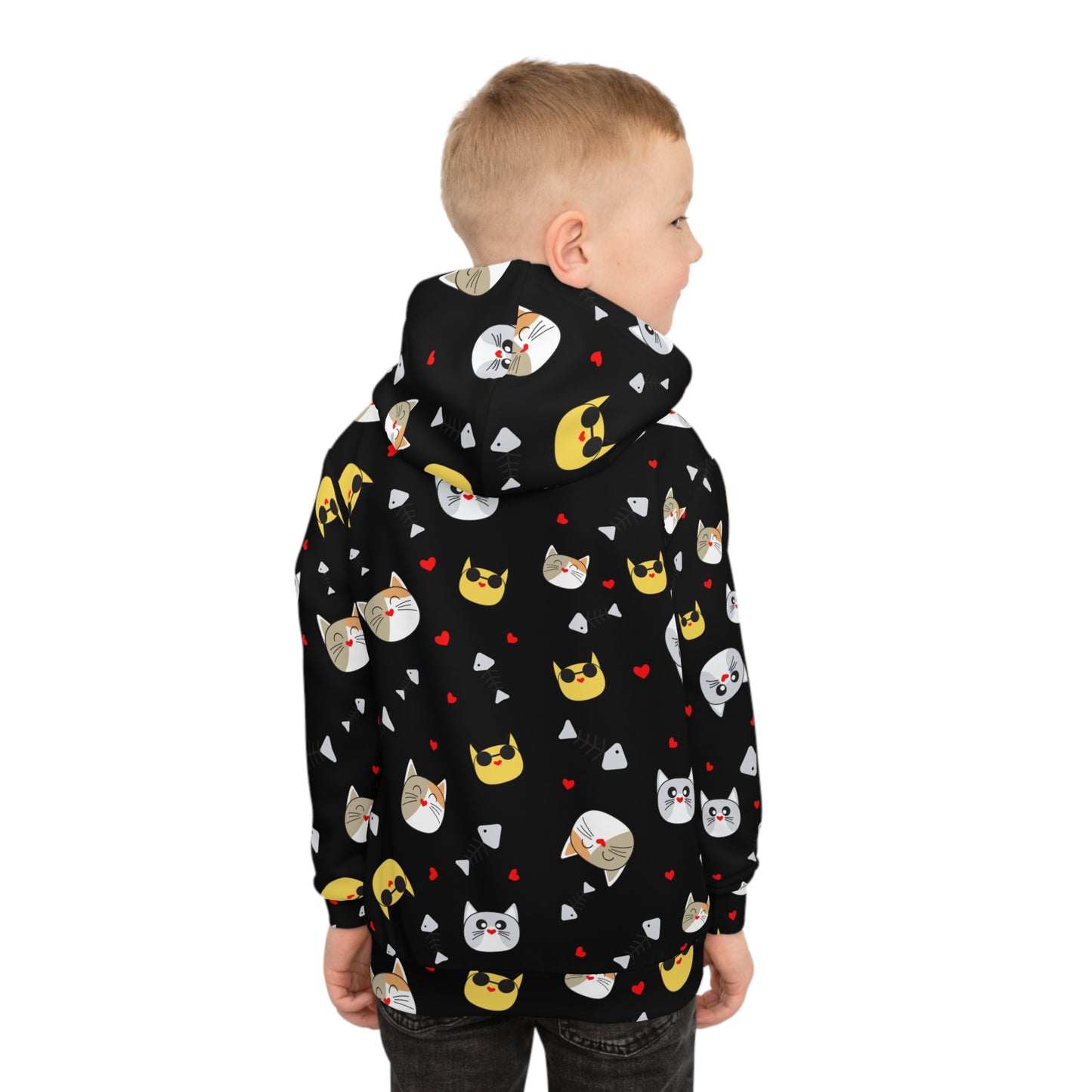 Adventure Awaits Black Kids Hoodie - Ultra-Soft Comfort