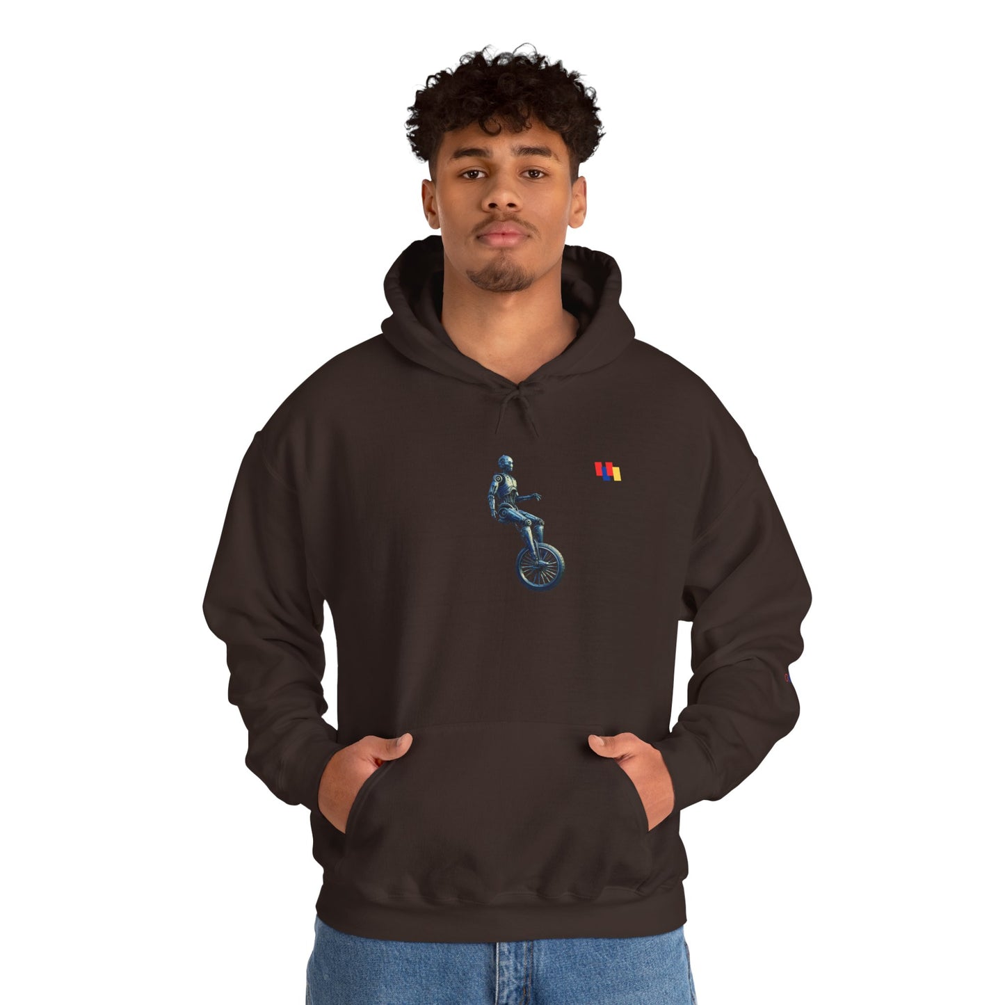 Unicyclist Art Hoodie - Cozy Unisex Sweatshirt, Perfect Everyday Casual Wear