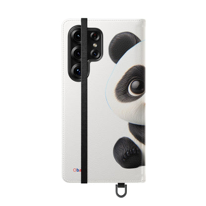 PandaPal Cute Panda Flip Case - Stylish Protection for Kids' Phones, Perfect Gift for Animal Lovers