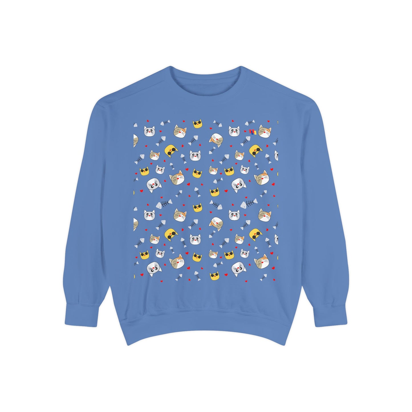 Adorable Cat Lover's Dream Sweatshirt - Ultra-Soft Garment-Dyed Comfort