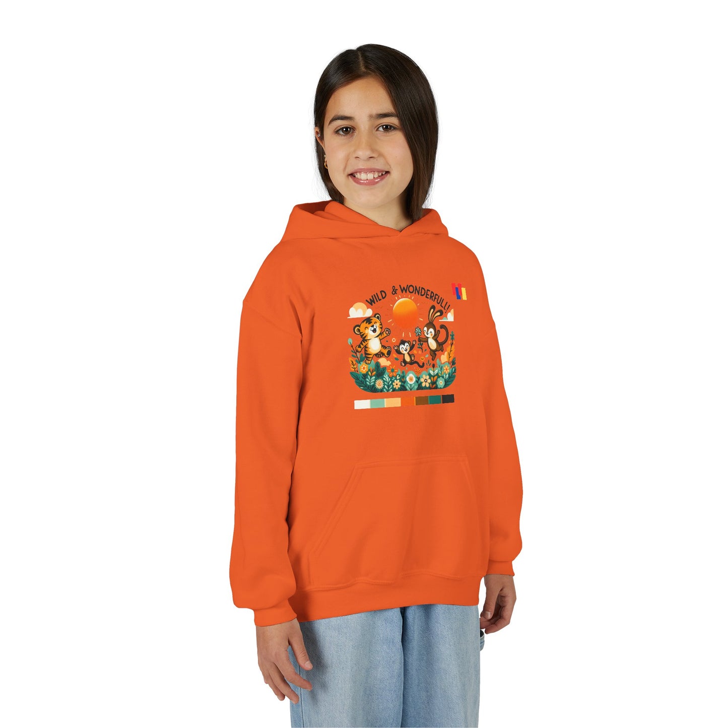 Obay Wild & Wonderful Youth Hoodie - Cozy Animal Design for Adventurous Kids