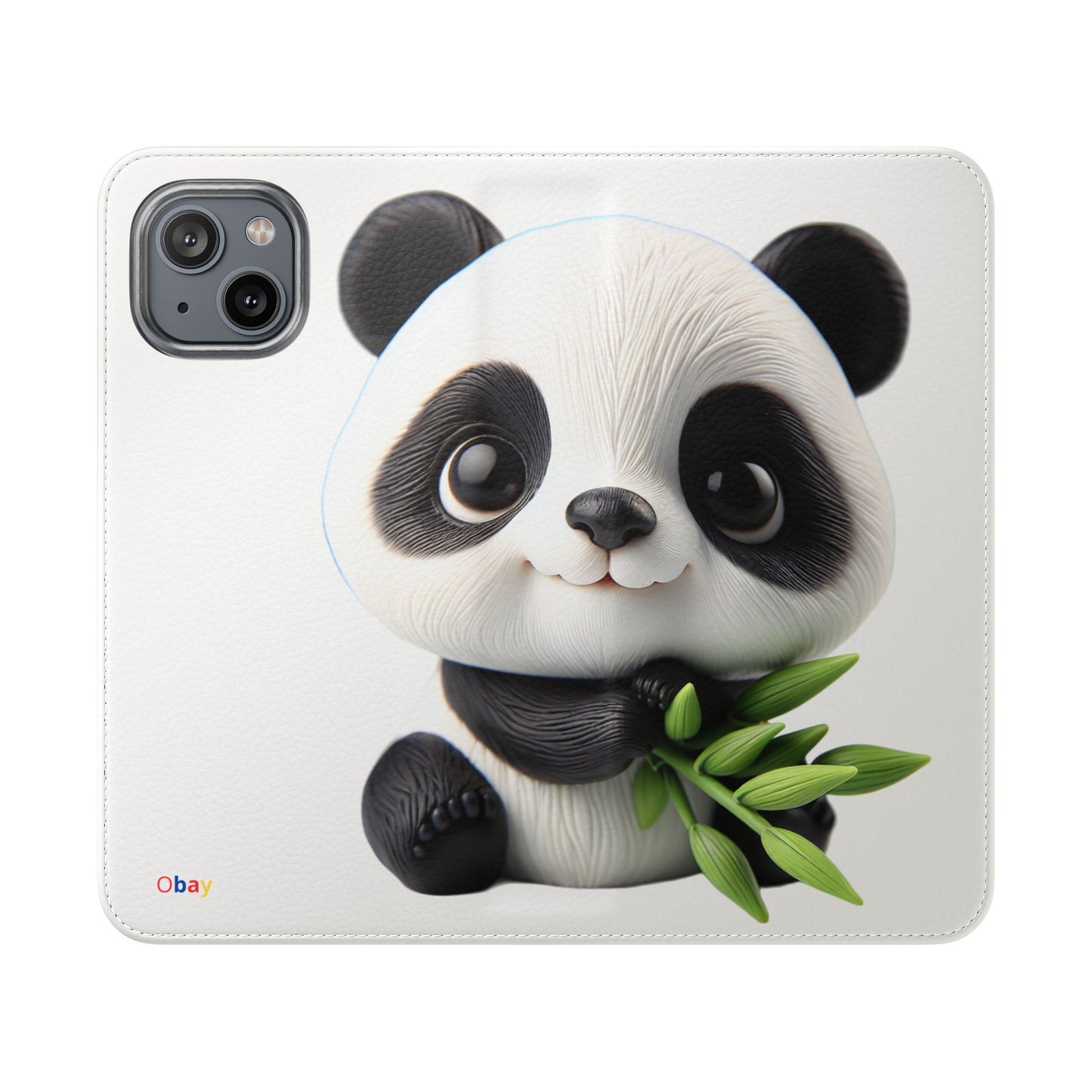 PandaPal Cute Panda Flip Case - Stylish Protection for Kids' Phones, Perfect Gift for Animal Lovers