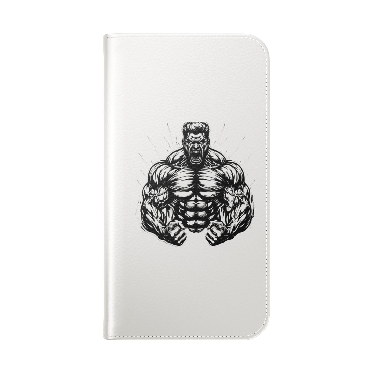 Champion's Motivational iPhone Flip Case | Inspirational Quote Phone Accessory for Fitness Enthusiasts