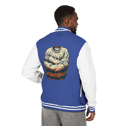 Premium Heavyweight Letterman Jacket - Vintage Athletic Style