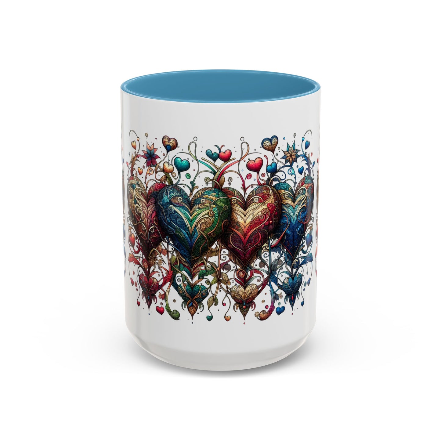Romantic Heart Coffee Mug - Perfect for Coffee Lovers
