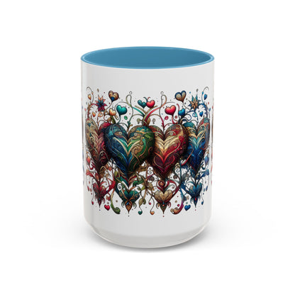 Romantic Heart Coffee Mug - Perfect for Coffee Lovers