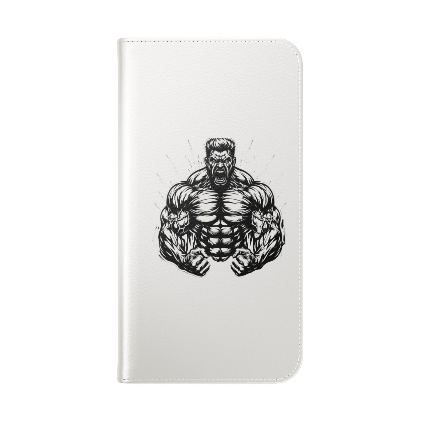 Champion's Motivational iPhone Flip Case | Inspirational Quote Phone Accessory for Fitness Enthusiasts